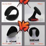 Men's Adjustable Black Fleece Ear Muffs