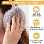 2 Pack Adjustable Faux Fur Winter Ear Muffs