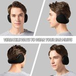 JOEYOUNG Foldable Winter Earmuffs for Men