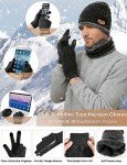 5-Piece Winter Knit Beanie and Accessory Set