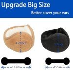 Men's Foldable Winter Earmuffs - Black