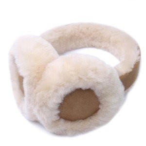 Men's Genuine Sheepskin Foldable Winter Earmuffs