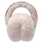 Men's Genuine Sheepskin Foldable Winter Earmuffs