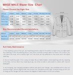 Men’s Vintage Print Velvet Tuxedo Jacket - Camel