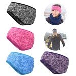 4-Pack Fleece Ear Warmers for Outdoor Sports