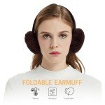 Unisex Winter Foldable Fleece Earmuffs for Skiing