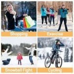 Unisex Winter Foldable Fleece Earmuffs for Skiing