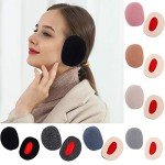 Men’s Soft Fleece Bandless Ear Warmers Earmuffs