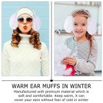 Cozy Pearl Headband Earmuffs for Men and Women