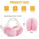 Unisex Foldable Faux Fur Ear Muffs