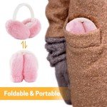 Unisex Foldable Faux Fur Ear Muffs