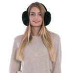 Men's Black Faux Fleece Winter Earmuffs