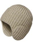 FEOYA Unisex Knit Beanie with Ear Muffs