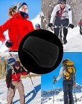 Men's Fleece Ear Warmers Headband - Black Set