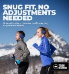 Men's Fleece Winter Ear Muffs Behind Head