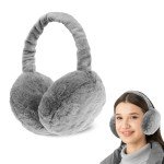 Mizikuu Adjustable Plush Winter Earmuffs for Men