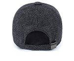 YAKER Men's Warm Wool Baseball Cap with Earmuffs