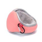 Adjustable Waterproof Faux Fur Ear Warmers - Pink