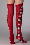 Holiday Novelty Socks - Penguins with Earmuffs