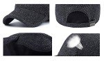 YAKER Men's Warm Wool Baseball Cap with Earmuffs