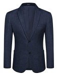 COOFANDY Men's Stylish Navy Blue Sport Coat