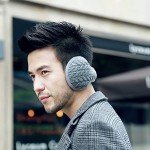 Men's Grey Winter Warm Earmuffs