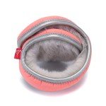 Adjustable Waterproof Faux Fur Ear Warmers - Pink