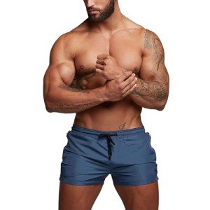 Men's Quick Dry Swim Trunks with Mesh Lining