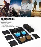Men's Polarized Sunglasses for Driving and Sports