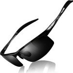 Ultralight Polarized Men's Driving Sunglasses - Black