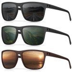 CIFOYA Men’s Polarized Sunglasses - 3 Pack Set