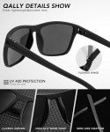 Men's Polarized Sunglasses - Lightweight Square Design