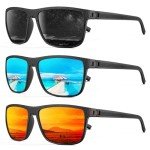 Polarized Men's Sunglasses with Lightweight Frames
