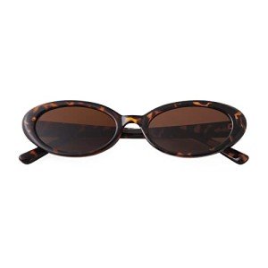 Retro Leopard Oval Sunglasses for Men and Women