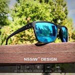 Polarized Men's Sunglasses with Lightweight Frames