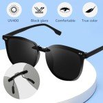 Clip-On Polarized Sunglasses for Prescription Glasses