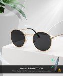 Unisex Premium Round Metal Sunglasses with UV Protection