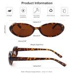 Retro Leopard Oval Sunglasses for Men and Women