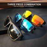 Polarized Men's Sunglasses with Lightweight Frames