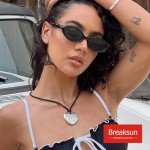 Breaksun Retro Oval Sunglasses for Men & Women