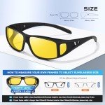 Polarized Night Vision Driving Glasses for Men