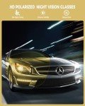 Polarized Night Driving Glasses for Men and Women
