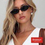 Breaksun Retro Oval Sunglasses for Men & Women