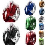 Men's Ugly Christmas Blazer with Fun Print