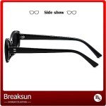 Breaksun Retro Oval Sunglasses for Men & Women