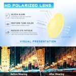 Polarized Night Vision Driving Glasses for Men