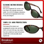 Breaksun Retro Oval Sunglasses for Men & Women