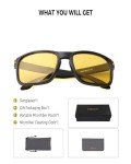 Polarized Night Driving Glasses for Men and Women