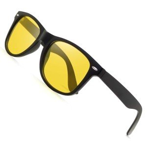 Night Vision Driving Glasses with Yellow Lenses