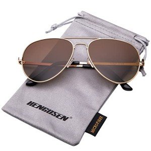 Polarized Aviator Sunglasses for Men - UV 400